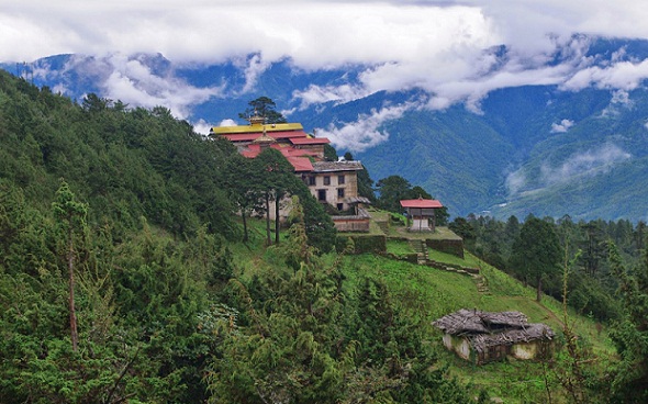 Ναός Phajoding για να επισκεφθείτε το Μπουτάν