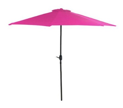Vaaleanpunainen sateenvarjo