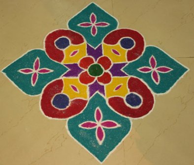 Βασικός σχεδιασμός Rangoli