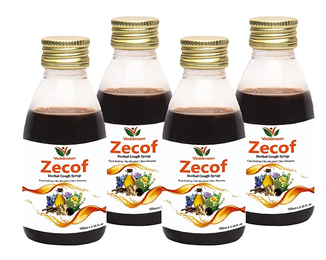 Vaddmaan Zecof - Pure Herbal & amp; Nautral Ayurveda -yskänsiirappi