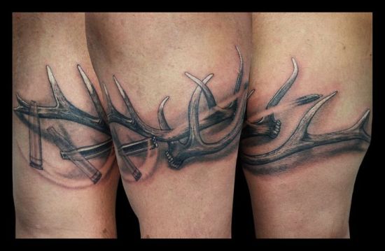 Deer Horns Tatuointisuunnittelu