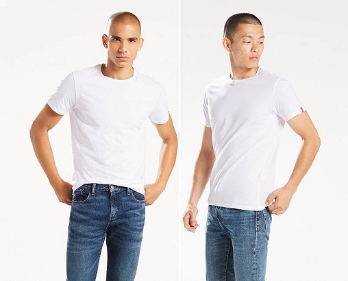 Valkoiset T-paidat miehille