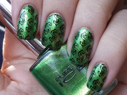 Stamped Out Dollar Nails