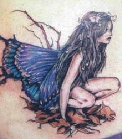 Fantasia enkeli tatuointi