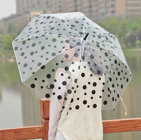 Erittäin vahvat läpinäkyvät sateenvarjot