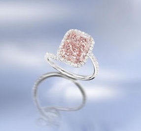 5 καρατίων ροζ διαμαντένιο δαχτυλίδι
