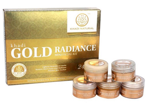 Σετ προσώπου Khadi Natural Gold Radiance