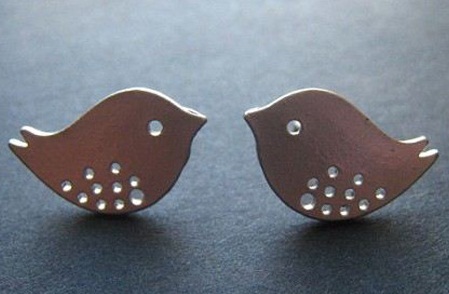 Bird Stud σκουλαρίκια για γυναίκες