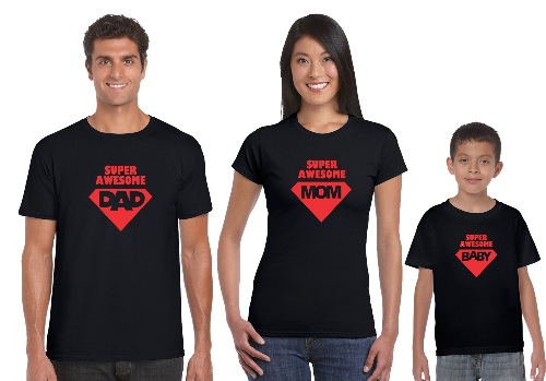 Μπλουζάκια με οικογενειακό σχέδιο