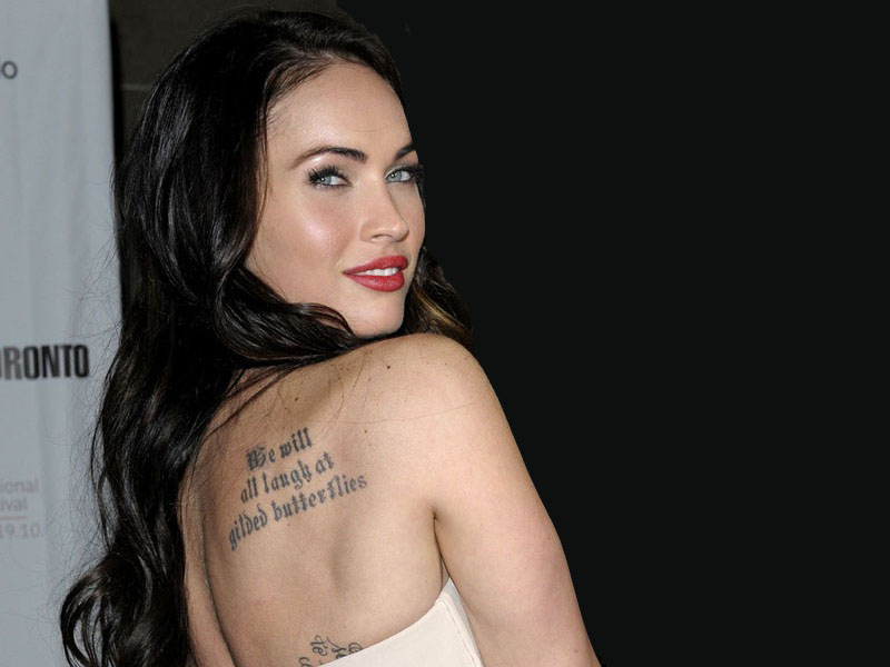 Τα καλύτερα σχέδια τατουάζ Megan Fox με νοήματα