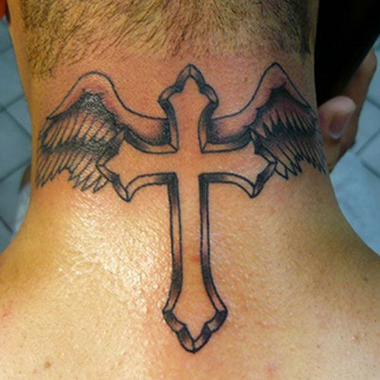 Tribal Cross Tattoos 10