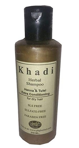 Khadi Khazana Hena ja Tulsi Luomu Ayurveda -shampoo