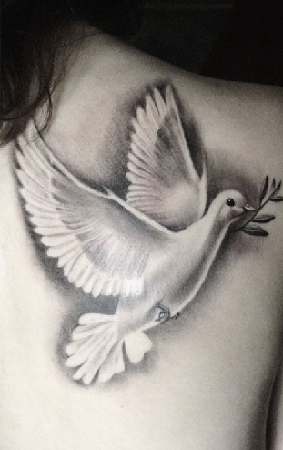 Peace Motivational Tattoo Design