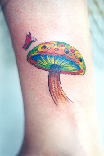 Konvektionaalinen sieni -tatuointisuunnittelu