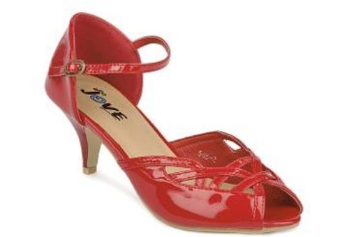 Punaiset sandaalit naisille 5