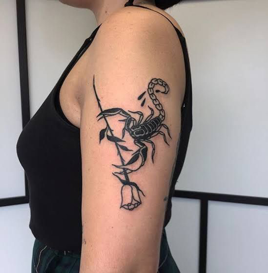 Parhaat Skorpionin tatuointimallit ja merkitykset 7