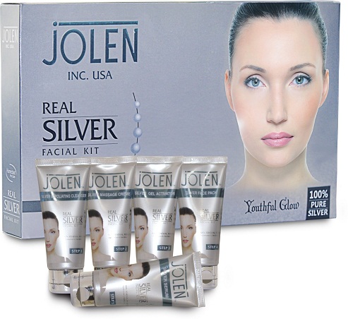 Σετ προσώπου Jolen Real Silver