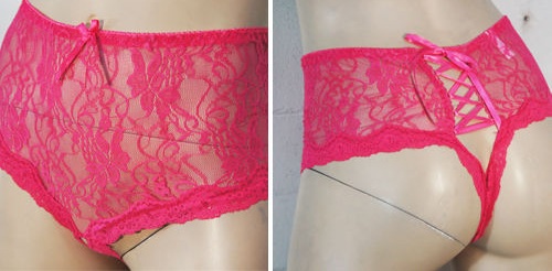 Pink Lacy Panty