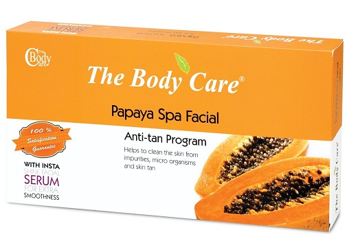 Vartalonhoito Papaya spa Facial Anti Tan Facial Kit