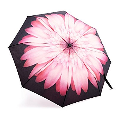 Naisten kukka tuulenpitävät sateenvarjot