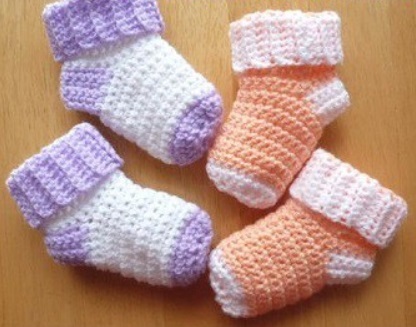 Χειμερινές κάλτσες Crochet Toddler