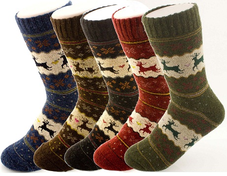 Merino χοντρές χειμερινές κάλτσες