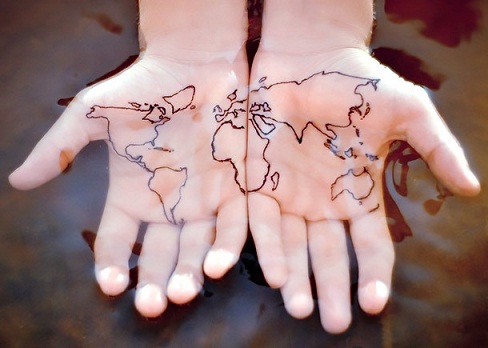 Συναρπαστικά σχέδια τατουάζ παγκόσμιου χάρτη