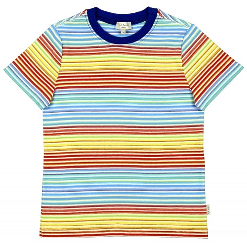 Παιδικά μπλουζάκια με πολύχρωμες ρίγες