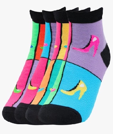 Πολύχρωμες εκτυπωμένες κάλτσες