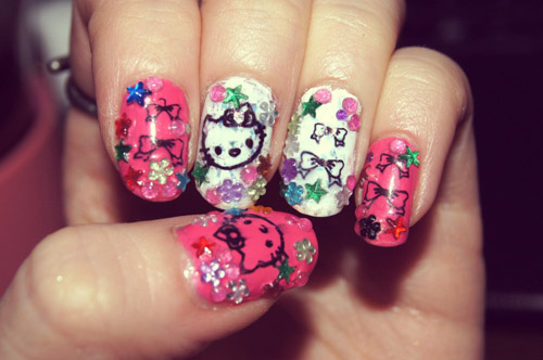 Συναρπαστικό Hello Kitty Nail Art