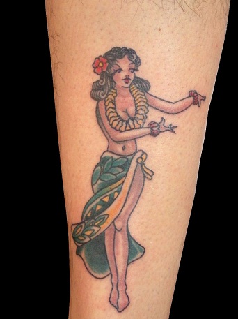 Hula Girl Sailor Tatuoinnit
