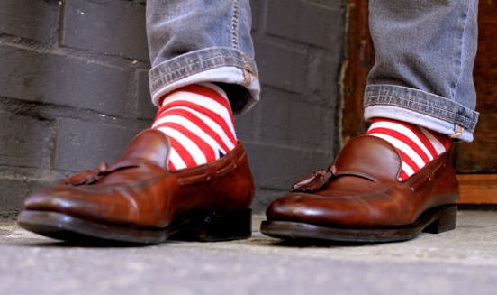 Loafer -tyyppiset sukat miehille