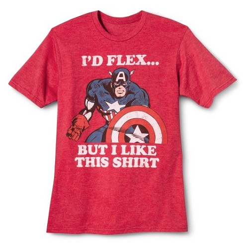 T-Shirt Slogan Captain America