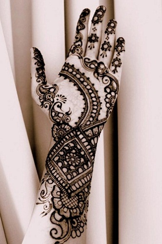 Αραβικά χειμερινά σχέδια Mehndi