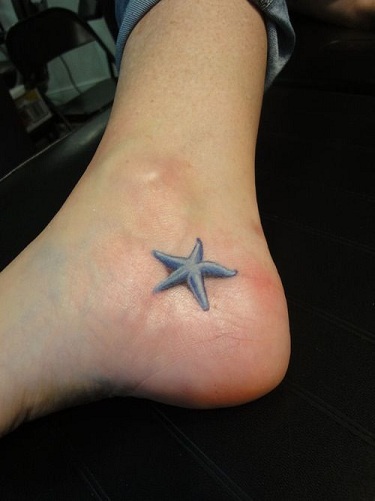 Realistinen Star Fish Tattoo