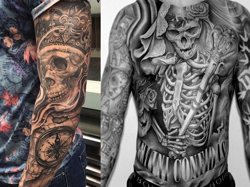 σκελετός τατουάζ