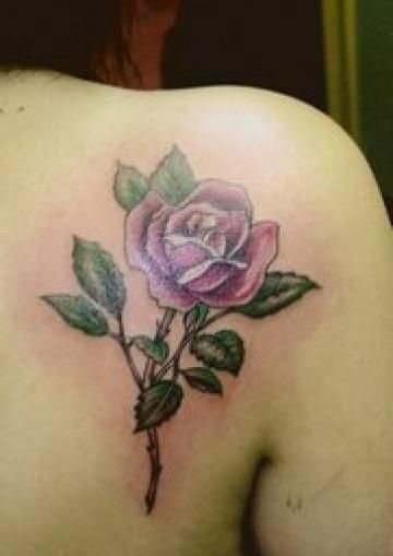 Εμπνευσμένο σχέδιο τατουάζ Rose Vine