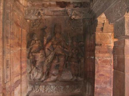 Ιερό του Λόρδου Shiva badami σπηλιές karnataka