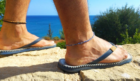 Gemstone Foot Anklet για άνδρες