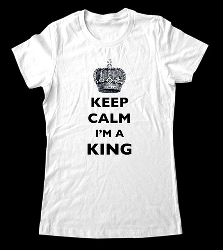 Keep Calm King T -paita