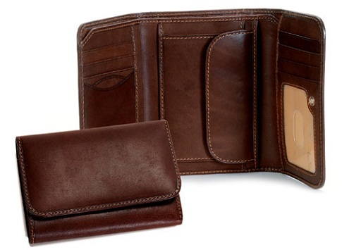 τριπλό διπλωμένο πορτοφόλι