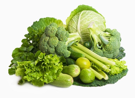 πράσινα φυλλώδη λαχανικά