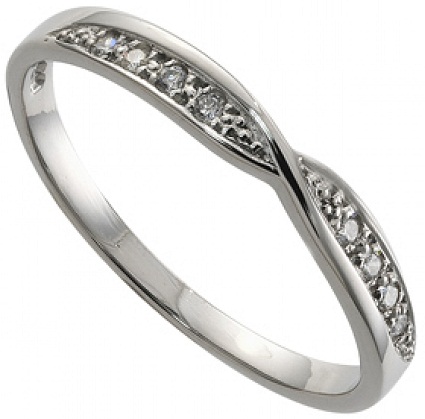 Το εναλλακτικά σχεδιασμένο γαμήλιο δαχτυλίδι από πλατίνα
