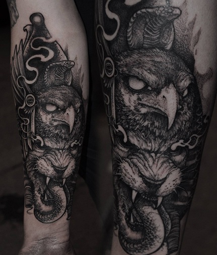 Μακάβρια τατουάζ ζώων