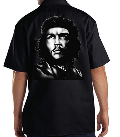 Muokattu muste Che Guevara T -paita