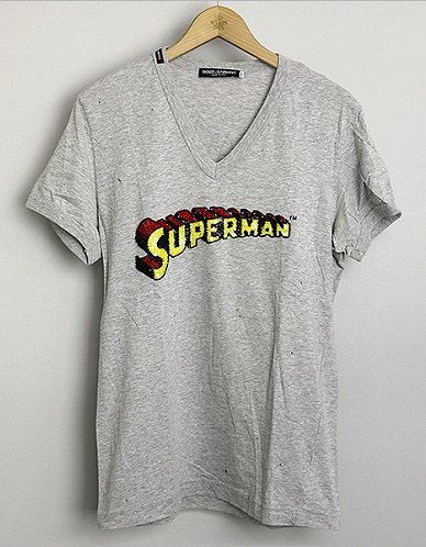 V-pääntie Superman T-paita