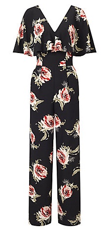 Floral Frill Jumpsuit