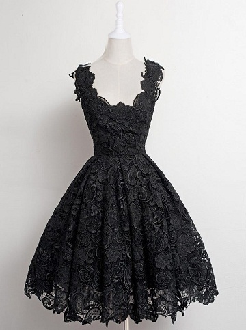 Φόρεμα Black Lace Homecoming