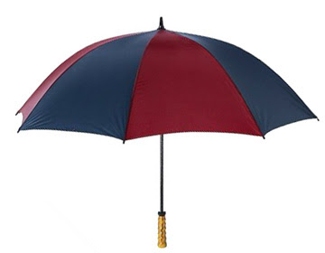 64 tuuman golf -siniset sateenvarjot