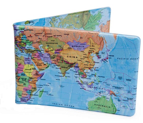 Πορτοφόλι World Map Crafted